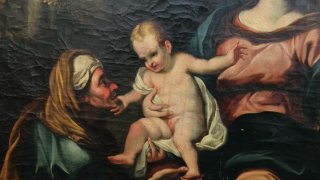 Cuadro religioso Virgen con Niño