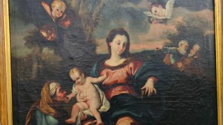 Cuadro religioso Virgen con Niño