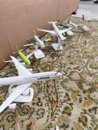 Lote 7 Maquetas Aviones Comerciales