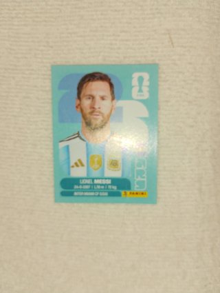 Cromo Messi Panini 2026 + Regalo 15 Album