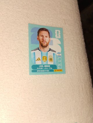 Cromo Messi Panini 2026 + Regalo 15 Album