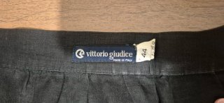 Gonna a portafoglio in lino Vittorio Giudice tg 44
