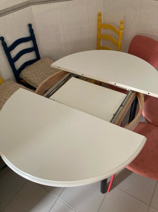 Mesa redonda extensible Ikea