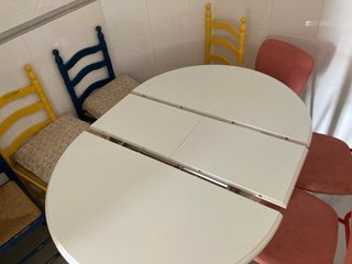 Mesa redonda extensible Ikea