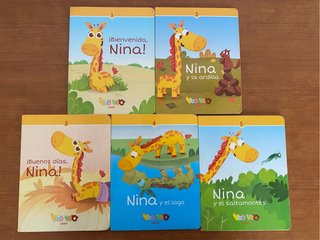 PACK LIBROS JIRAFA NINA