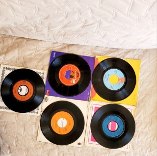 Lote 5 Vinilos 7" 45RPM Rock Internacional