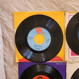 Lote 5 Vinilos 7" 45RPM Rock Internacional