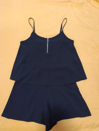 Mono corto negro mujer talla S - Mango