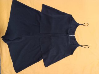 Mono corto negro mujer talla S - Mango