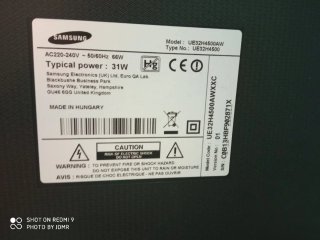 Televisor Samsung LED 32 Negro/Plata.
