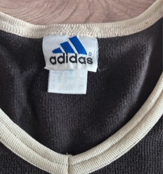 Adidas Camiseta Negra Vintage Talla XL 90s Y2