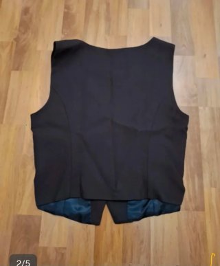 Chaleco Zara Marrón Mujer