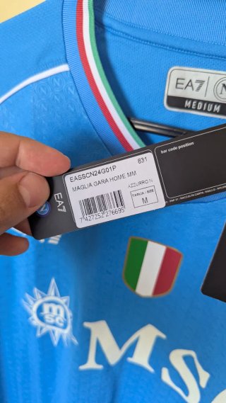 Maglia Napoli Home 23/24 Tg M Nuova Originale