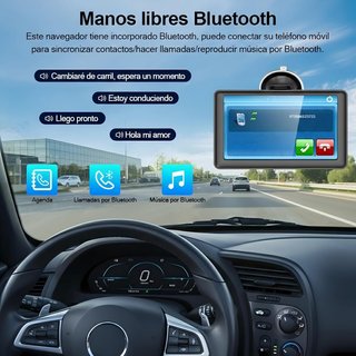 Navegador GPS Bluetooth AWESAFE A1 7 Pulgadas