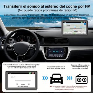 Navegador GPS Bluetooth AWESAFE A1 7 Pulgadas