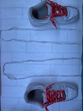 Nike Air Force 1 Supreme Rojo Blanco