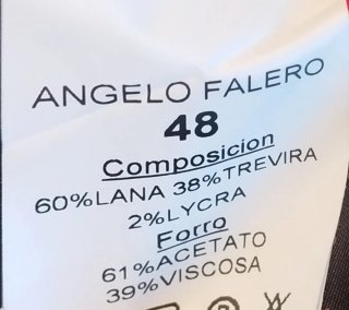 Traje completo hombre negro. Talla M 41