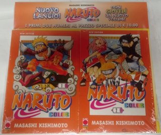 NARUTO COLOR VOL 1 +2 .FUMETTI MANGA NUOVA EDIZION