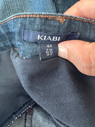 Pantalón vaquero premamá Kiabi T.44