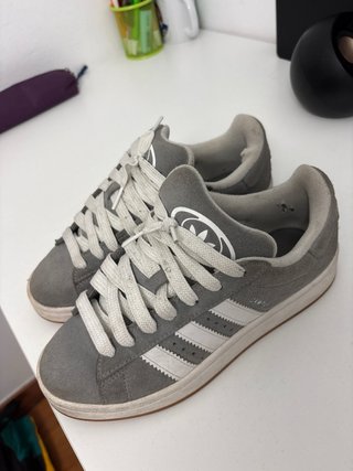 Adidas Campus Grises Talla 38 2/3