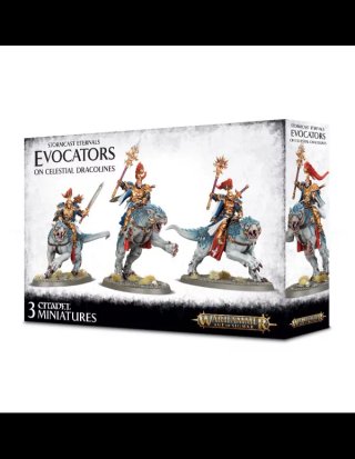 Evocators en Celestial Dracolines Warhammer AOS