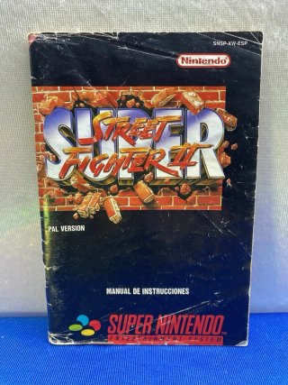 JUEGO PAL ESP SNES SUPER STREET FIGHTER II 2 CAJA