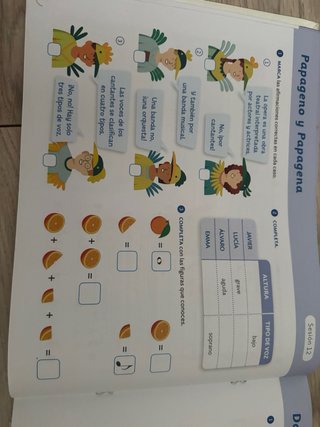 Cuaderno de música nuevo acordes Santillana 3*prim