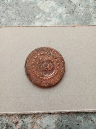 Moneda Antigua Cobre