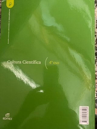 Cultura científica, 4o ESO