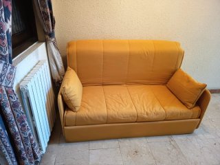 Sofá Cama Amarillo