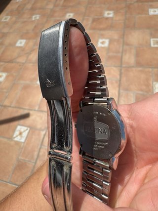 Reloj de pulsera con esfera azul festina