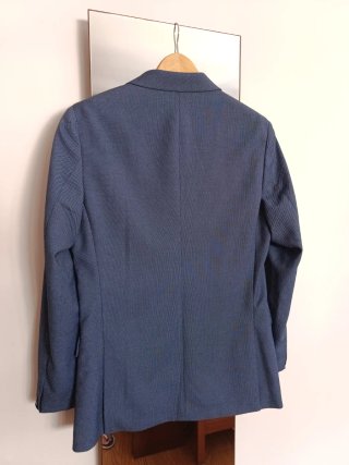 Americana azul moteada Fórmula Joven Talla M