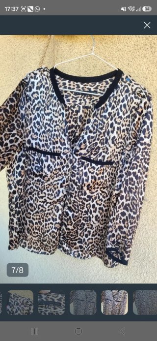 Blusa Zara Estampado Animal Print
