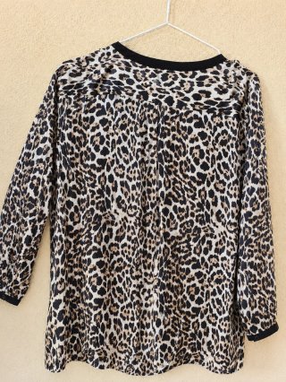 Blusa Zara Estampado Animal Print
