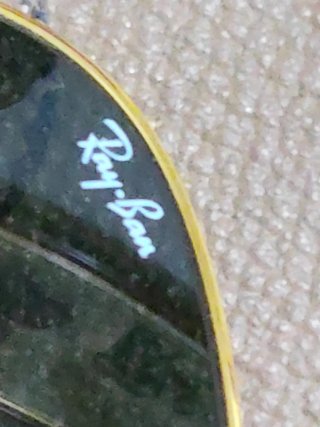 Gafas de Sol Ray-Ban Aviador B&L Doradas