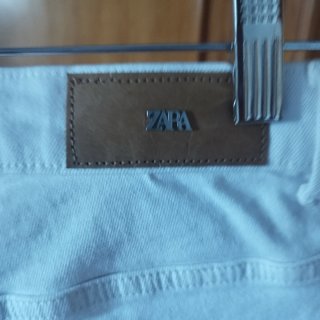 Pantalón Vaquero Blanco Talla 42