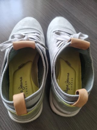Zapatillas Pepe Jeans Talla 40 Gris/Verde