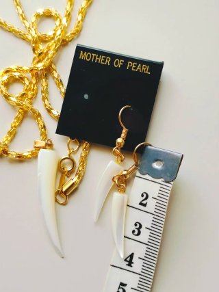 Pendientes vintage Mother of Pearl