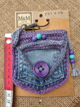 Monedero M&M Arts Creations, Vaquero y Crochet