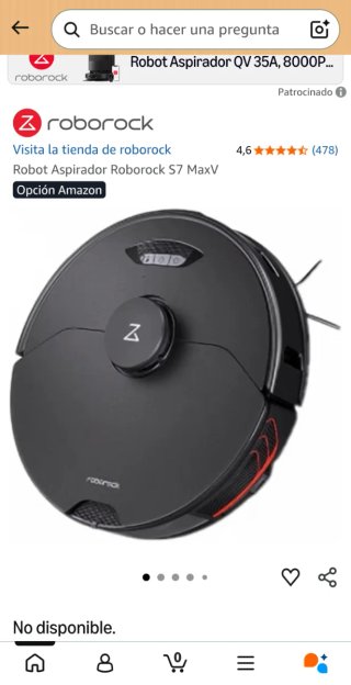 Roborock S7 Maxv Robot Aspirador