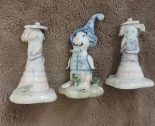 Conjunto 4 figuras antiguas