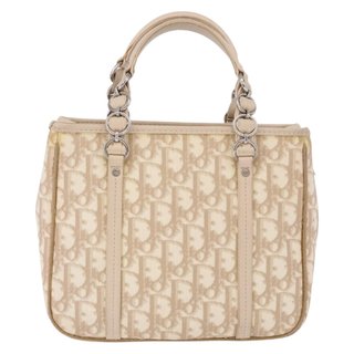 Christian Dior Trotter Canvas Romantic Hand Bag