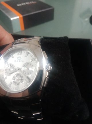 Reloj Breil Plata y Blanco