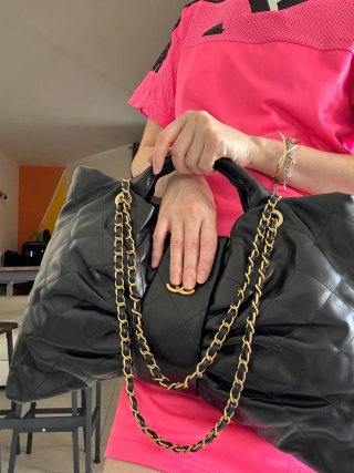 Borsa Chl Nera Trapuntata