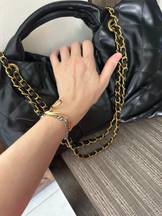 Borsa Chl Nera Trapuntata