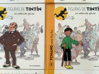 Lote de libro de tintin y sus amigos