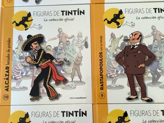 Lote de libro de tintin y sus amigos