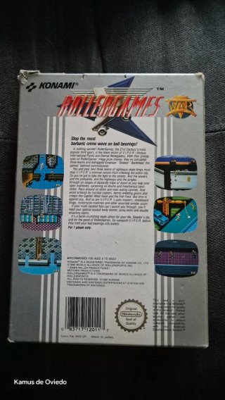 Rollergames Nintendo NES Konami