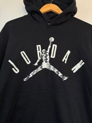 Sudadera Jordan Negra con Capucha Logo Jumpman