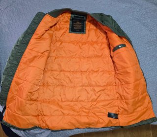 Chaqueta Alpha Industries Verde Militar Larga